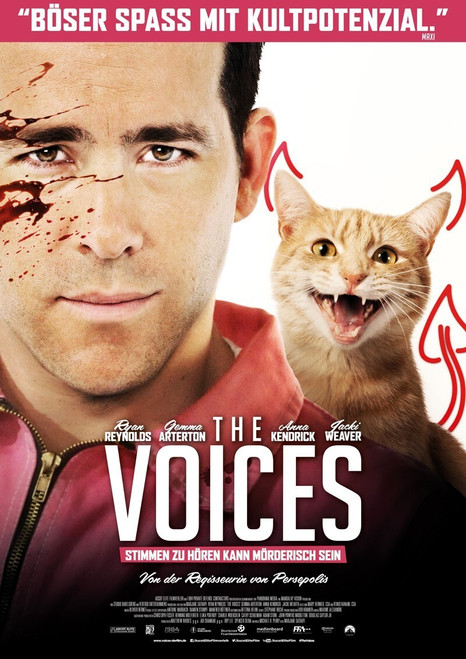 The Voices (2015)_6 Poster Canvas Movie Film Print A0 A1 A2 A3 A4 A5 A6 Art Wall