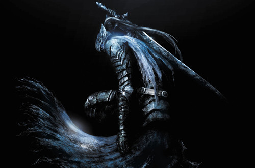 dark souls black blue knight Poster Canvas Print Art Painting Decor Reprint wall