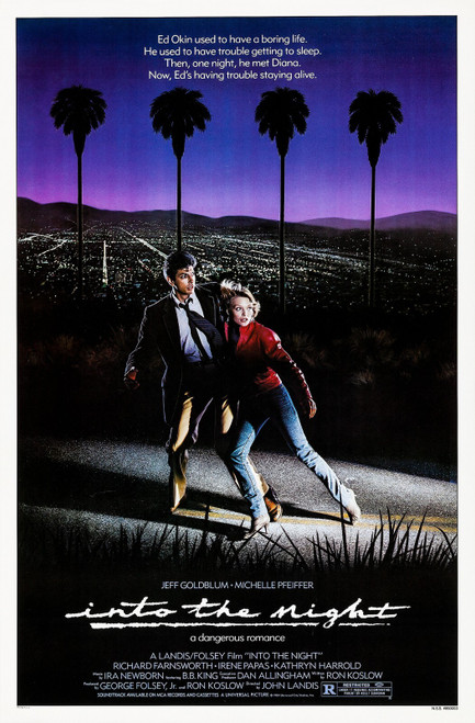 Into the Night (1985)_0 Poster Canvas Movie Film Print A0 A1 A2 A3 A4 A5 A6 Art
