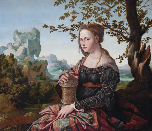 Jan_van_Scorel_-_Maria_Magdalena_(Rijksmuseum_Amsterdam_version)_-_2 Poster Canv