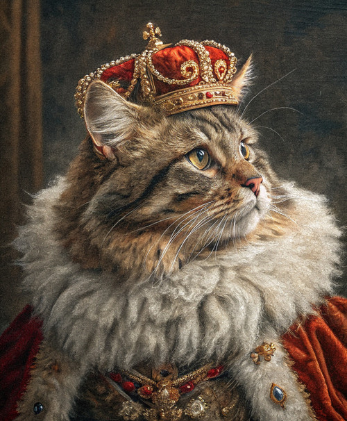 King Pet PortraitPet Portrait CustomRoyal Pet PortraitCommender Pet PortraitRoya