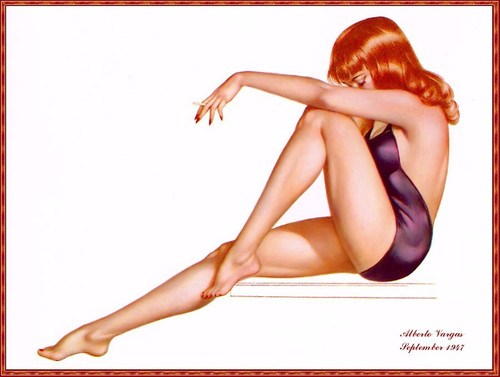 Alberto_Vargas_Pin-Up_Art_250 Art Gallery Poster Canvas Print Wall Decoration A0