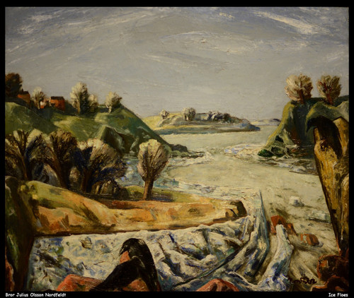 bror-julius-olsson---nordfeldt---ice-floes--jpb_16346161238_o(1) Poster Canvas M
