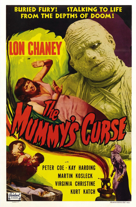 Mummys Curse 01 Poster Canvas Movie Film Print A0 A1 A2 A3 A4 A5 A6 Art Wall Dec