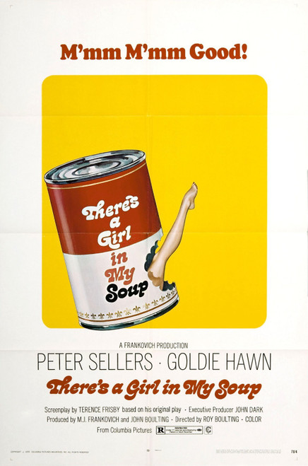 There_s a Girl in My Soup (1970)_0 Poster Canvas Movie Film Print A0 A1 A2 A3 A4