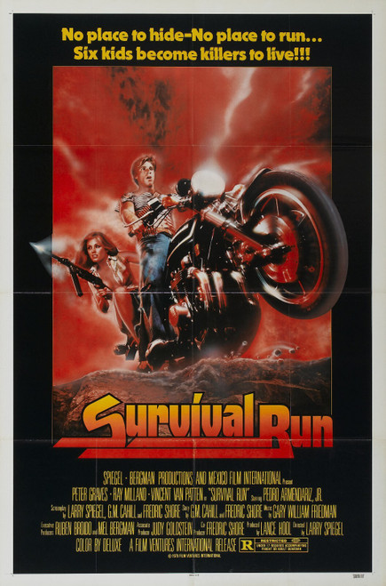 Survival Run (1979)_0 Poster Canvas Movie Film Print A0 A1 A2 A3 A4 A5 A6 Art Wa