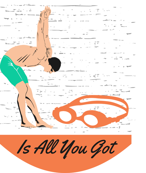 All it Takes is All You Got Fun Gift Poster Canvas Print A0 A1 A2 A3 A4 A5 A6 Ar