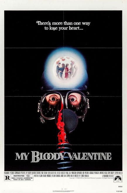 My Bloody Valentine (1981)_1 Poster Canvas Movie Film Print A0 A1 A2 A3 A4 A5 A6