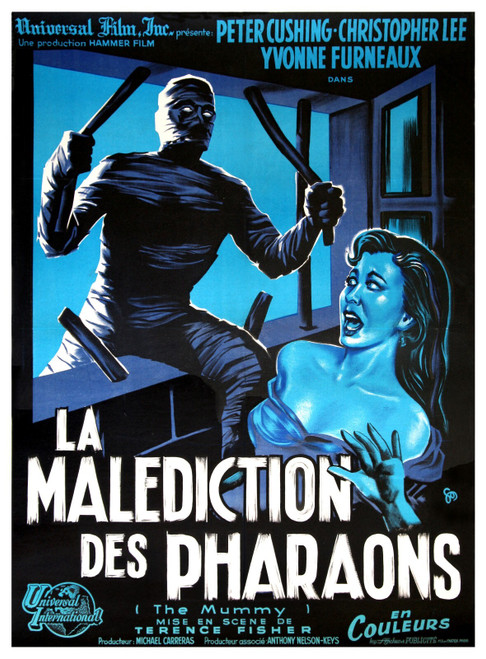 Mummy 1959 05 Poster Canvas Movie Film Print A0 A1 A2 A3 A4 A5 A6 Art Wall Decor