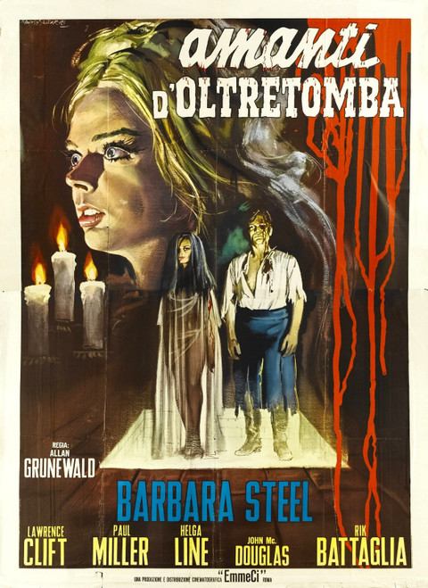 Nightmare Castle 01 0 Poster Canvas Movie Film Print A0 A1 A2 A3 A4 A5 A6 Art Wa