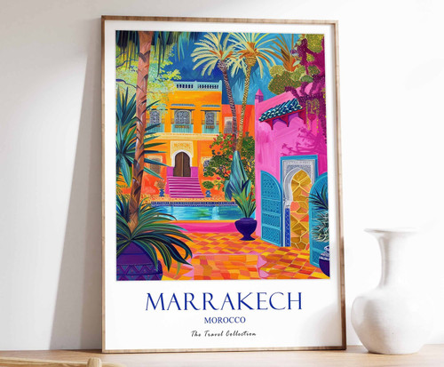 1_Marrakech Print, Marrakech Travel Poster, Middle East Travel Print, Islamic De