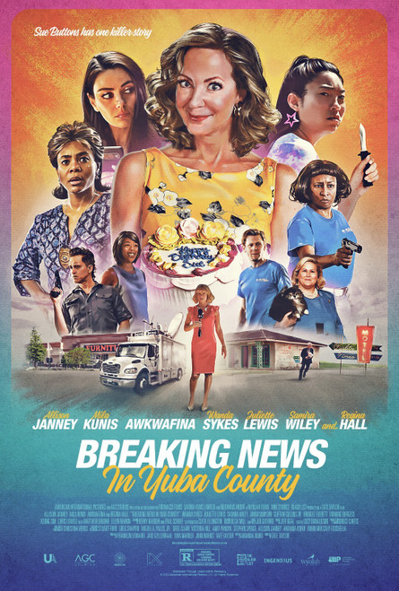 Breaking News in Yuba County (2021)_1 Movie Film Poster Canvas iconic design