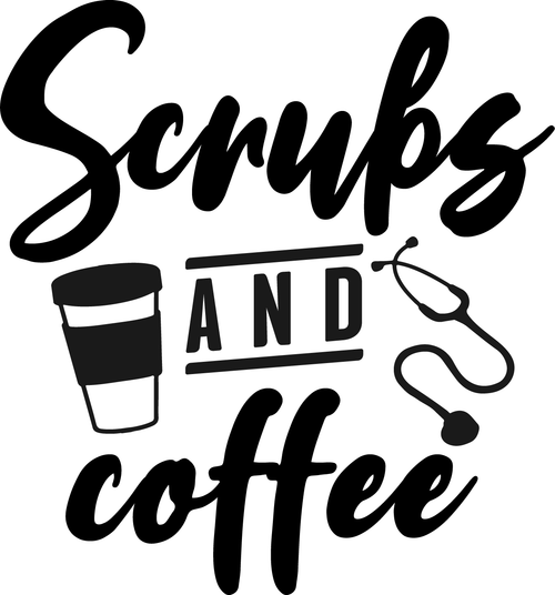 scrubs and coffee (2) Poster Canvas Movie Film Print A0 A1 A2 A3 A4 A5 A6 Art W