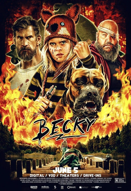 Becky (2020)_3 Movie Film Poster Canvas iconic design Becky (2020)_3 Movie Film Poster Canvas iconic design