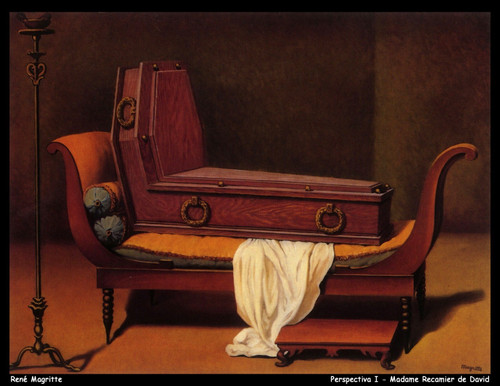 ren-magritte--perspectiva-i---madame-recamier-de-david_11119370584_o(1) Poster C
