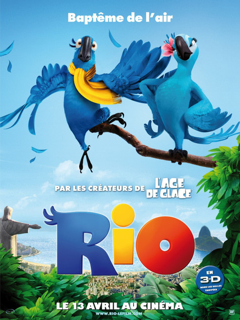 Rio (2011)_9 Poster Canvas Movie Film Print A0 A1 A2 A3 A4 A5 A6 Art Wall Decora