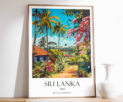 20_Sri Lanka Print, Sri Lanka Travel Poster, Middle East Travel Print, Islamic D