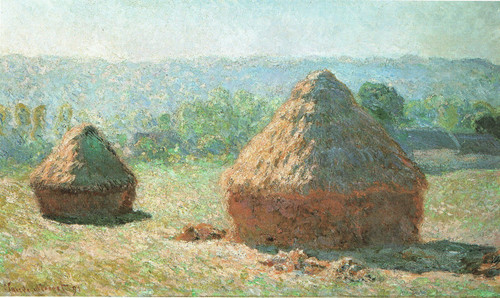 Monet- Haystcks Poster Canvas Movie Film Print A0 A1 A2 A3 A4 A5 A6 Art Wall Dec