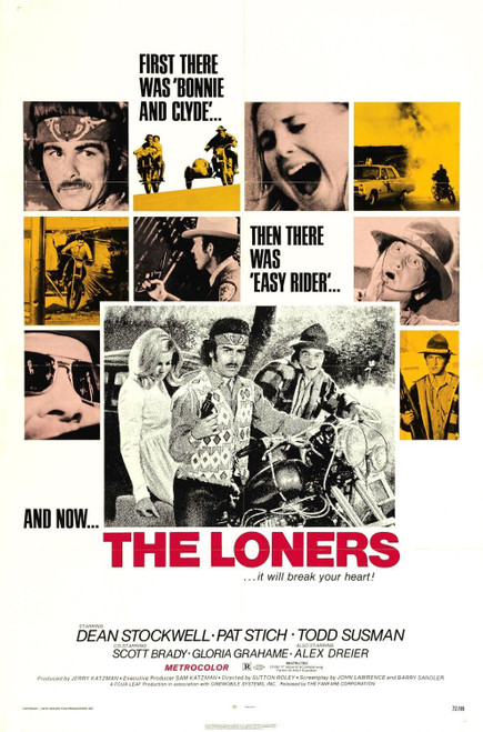 The Loners (1972)_0 Poster Canvas Movie Film Print A0 A1 A2 A3 A4 A5 A6 Art Wall