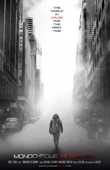MONOCHROME_ The CHROMISM (2018)_2 Poster Canvas Movie Film Print A0 A1 A2 A3 A4
