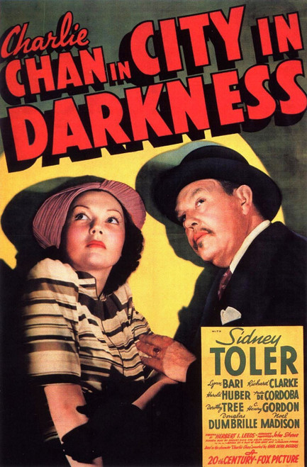 Charlie Chan in City in Darkness (1939)_0 Movie Film Poster Canvas iconic design