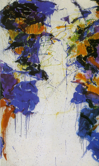 1958 Sam Francis Shining Back American painting Art Gallery Poster Canvas Print