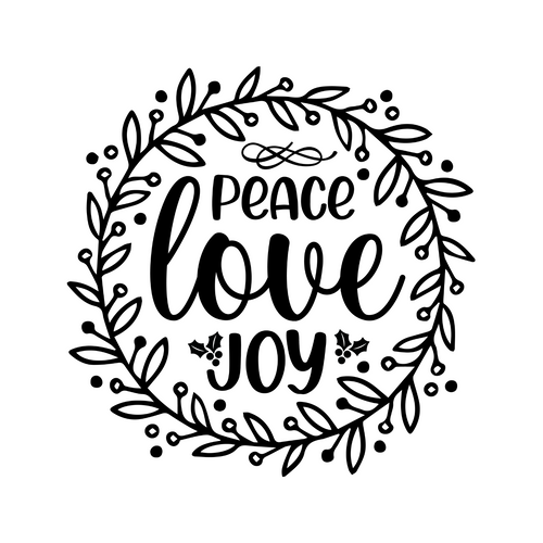 Peace love joy-01 Poster Canvas Movie Film Print A0 A1 A2 A3 A4 A5 A6 Art Wall D