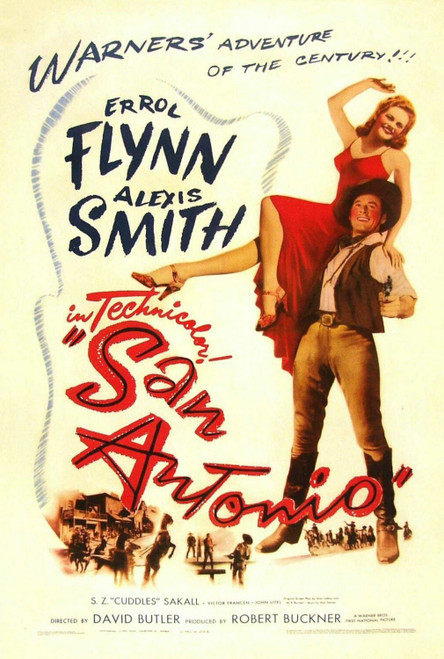 San Antonio (1945)_0 Poster Canvas Movie Film Print A0 A1 A2 A3 A4 A5 A6 Art Wal