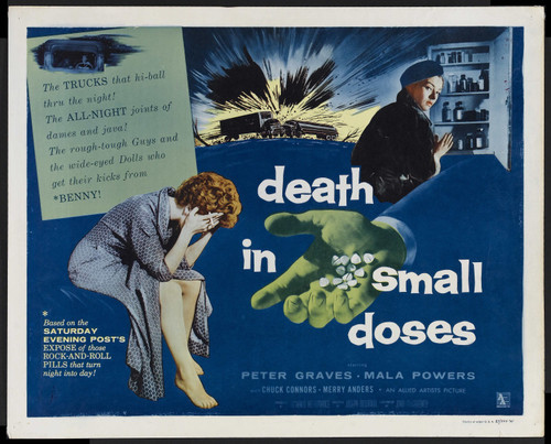 Death In Small Doses 02 Poster Canvas Print Art Painting Decor Reprint wall A0 A