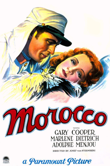 Morocco (1930)_0 Poster Canvas Movie Film Print A0 A1 A2 A3 A4 A5 A6 Art Wall De