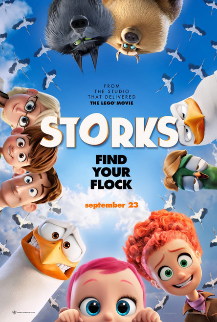 Storks (2016)_11 Poster Canvas Movie Film Print A0 A1 A2 A3 A4 A5 A6 Art Wall De