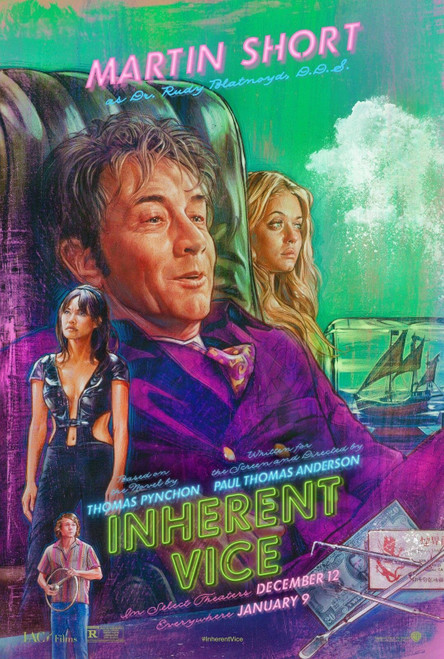 Inherent Vice (2014)_10 Poster Canvas Movie Film Print A0 A1 A2 A3 A4 A5 A6 Art