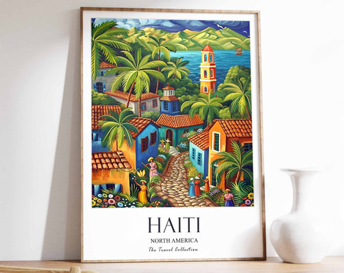 8_Haiti Print, Haiti Travel Poster, North America Travel Poster, Caribbean Print
