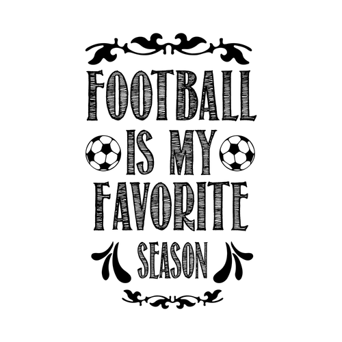 Football Is My Favorite Season-01 Personalized Poster Canvas Print A0 A1 A2 A3 A