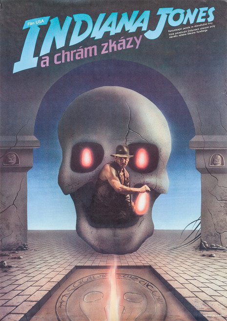 Indiana Jones and the Temple of Doom (1984)_11 Poster Canvas Movie Film Print A0