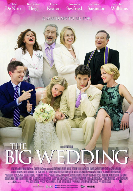The Big Wedding (2013)_2 Poster Canvas Movie Film Print A0 A1 A2 A3 A4 A5 A6 Art