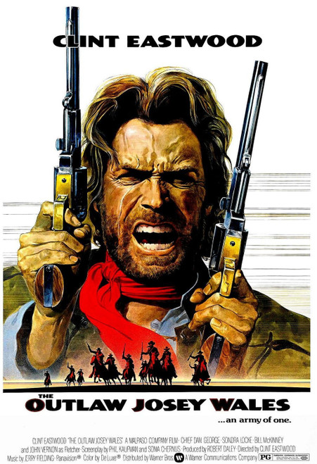 The Outlaw Josey Wales (1976)_0 Poster Canvas Movie Film Print A0 A1 A2 A3 A4 A5