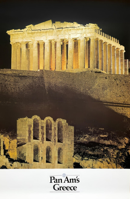 Pan Am Greece Travel Poster-artofuniverse0