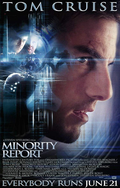 Minority Report (2002)_4 Poster Canvas Movie Film Print A0 A1 A2 A3 A4 A5 A6 Art