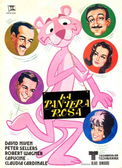 The Pink Panther (1963)_4 Poster Canvas Movie Film Print A0 A1 A2 A3 A4 A5 A6 Ar