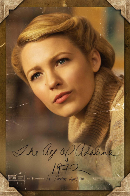 The Age of Adaline (2015)_7 Poster Canvas Movie Film Print A0 A1 A2 A3 A4 A5 A6