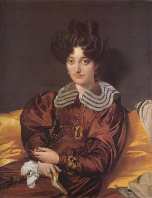 Ingres_Madame_Marie_Marcotte Poster Canvas Movie Film Print A0 A1 A2 A3 A4 A5 A6