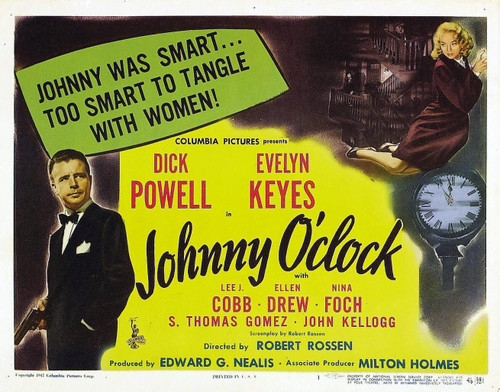 Johnny O_Clock (1947)_2 Poster Canvas Movie Film Print A0 A1 A2 A3 A4 A5 A6 Art