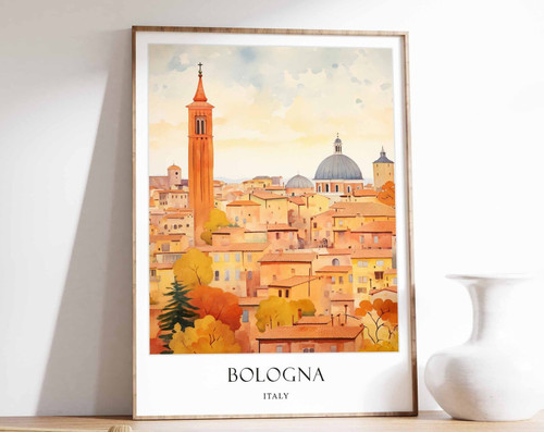2_Bologna Poster, Italy Poster, City Poster, Travel Poster, Wall Art, Home Decor