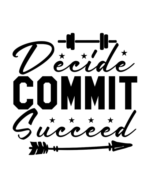 Decide Commit Succeed-01 (3) Poster Canvas Movie Film Print A0 A1 A2 A3 A4 A5 A6