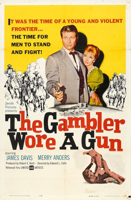 Gambler Wore Gun 01 Poster Canvas Movie Film Print A0 A1 A2 A3 A4 A5 A6 Art Wall