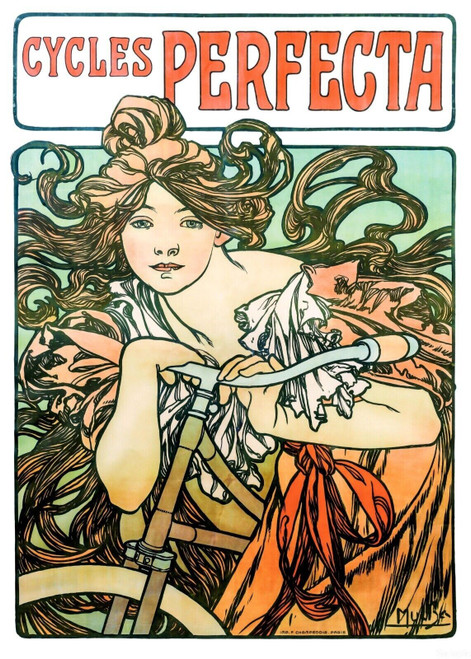 Alphonse Mucha Paintings, Art Nouveau Poster Wall Art Print Pic 1 Poster Canvas