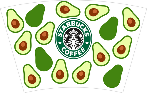 Avocado-coffe-01-24OZ Poster Canvas Movie Film Print A0 A1 A2 A3 A4 A5 A6 Art Wa