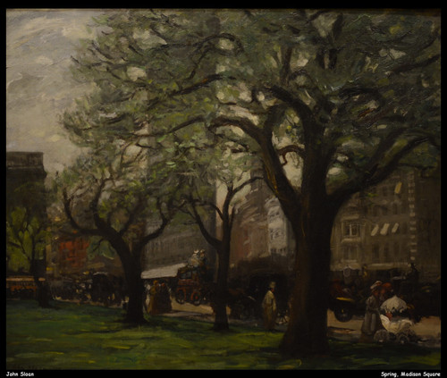john-sloan---spring-madison-square--jpb_16116918128_o(1) Poster Canvas Movie Fil