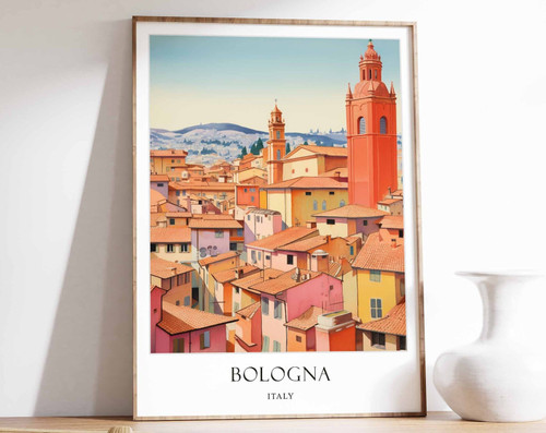 7_Bologna Poster, Italy Poster, City Poster, Travel Poster, Wall Art, Home Decor
